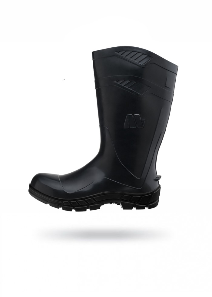 Botas de PVC negra Marluvas con puntera de acero y suela antiperforante