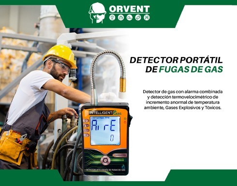 Detector portátil de fugas de gas